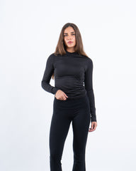 High Neck Polyamide Top