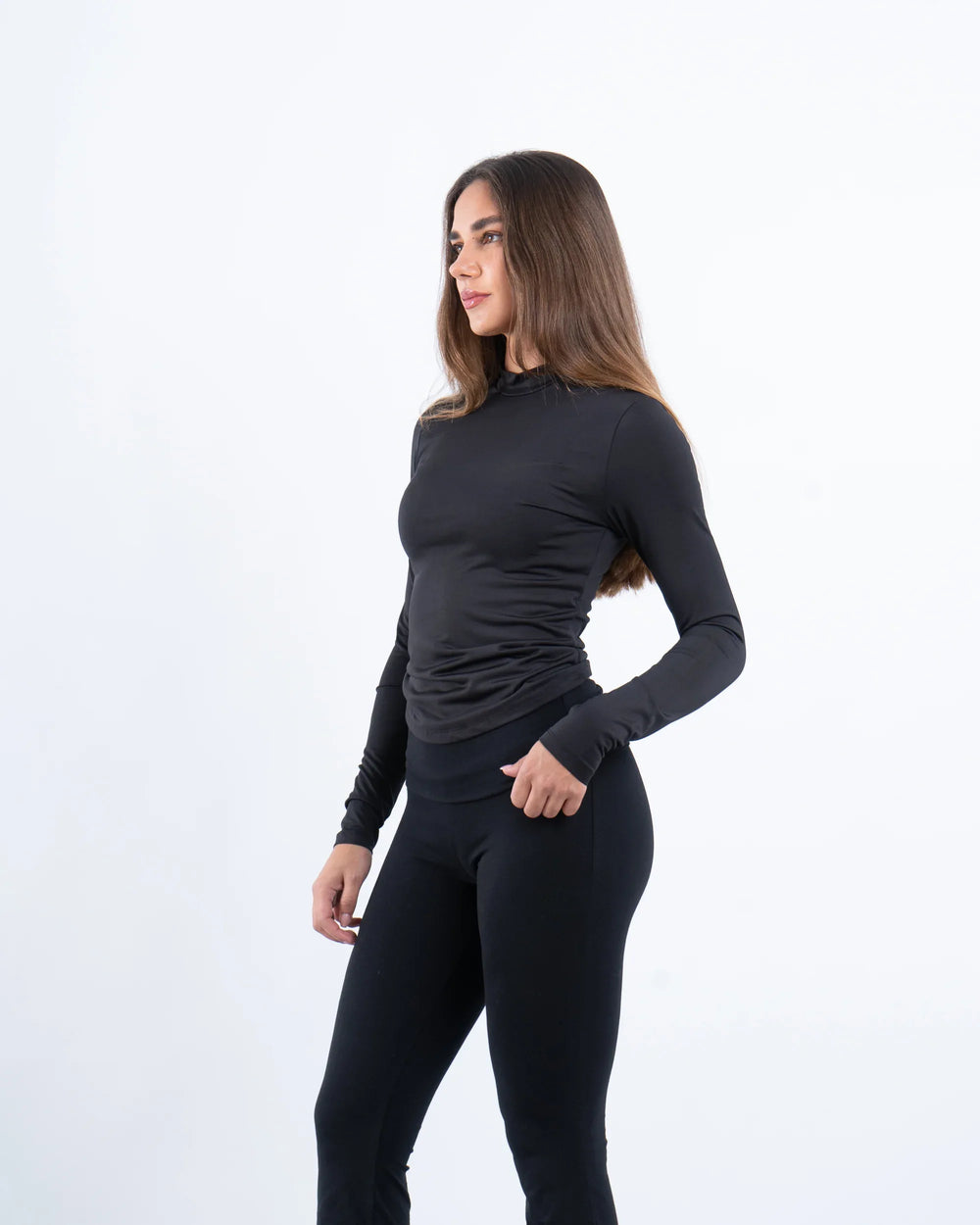 High Neck Polyamide Top - Venti