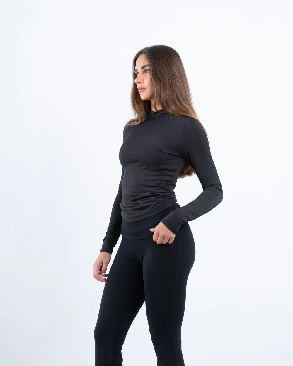 High Neck Polyamide Top - Venti