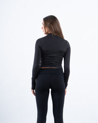 High Neck Polyamide Top