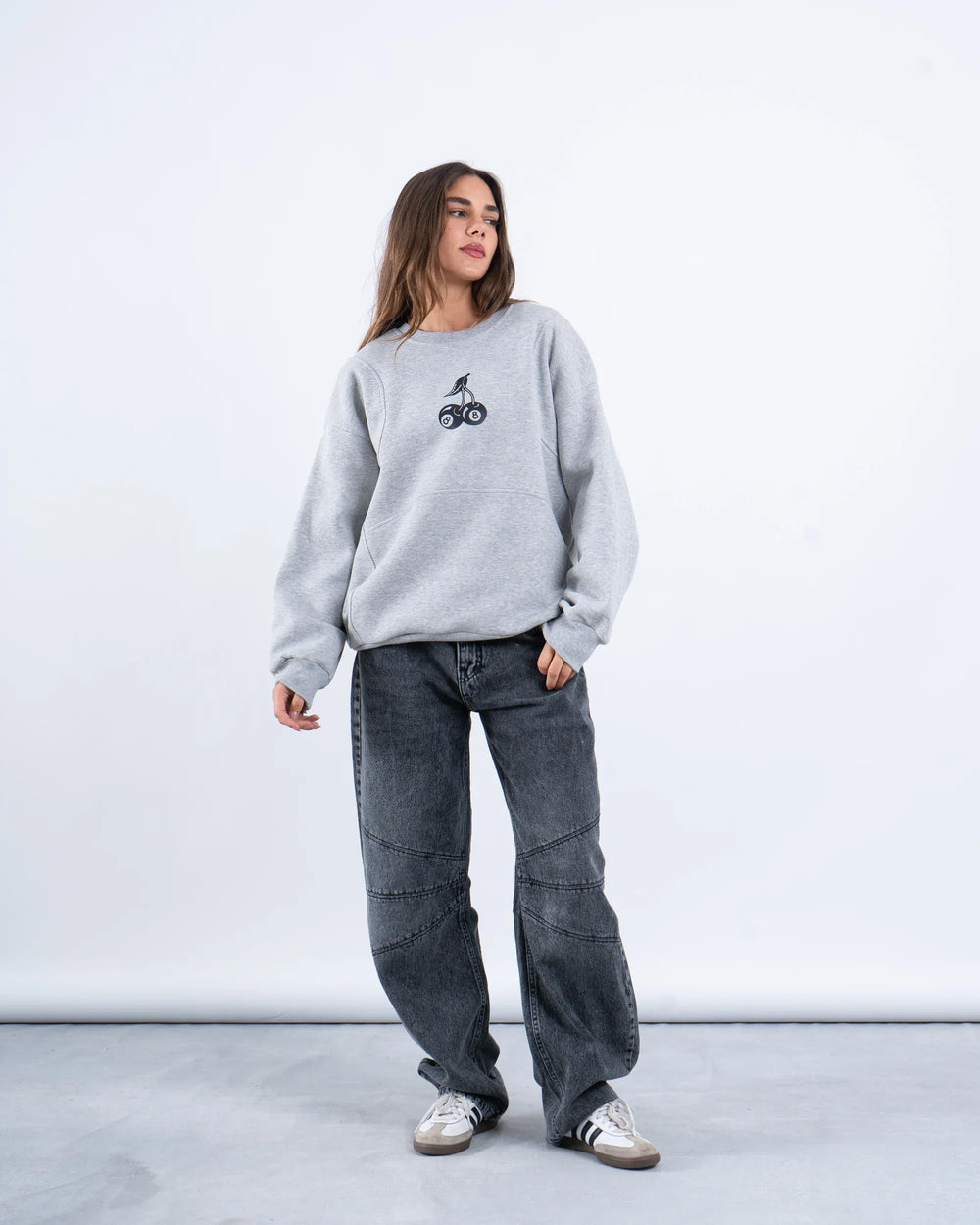 Oversized Graphic Cherry Hoodie - Venti