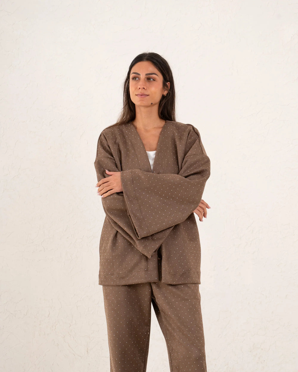 Women embellished kimono - Venti