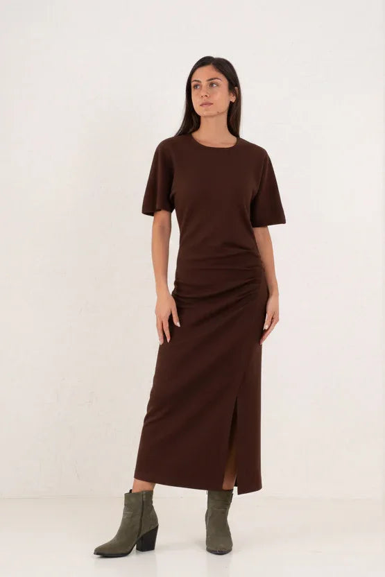 Scuba short sleeve dress - Venti