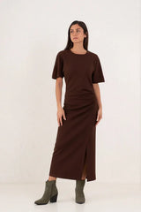 Scuba short sleeve dress - Venti