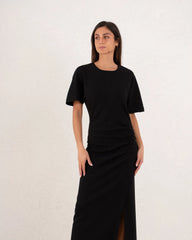 Scuba short sleeve dress - Venti