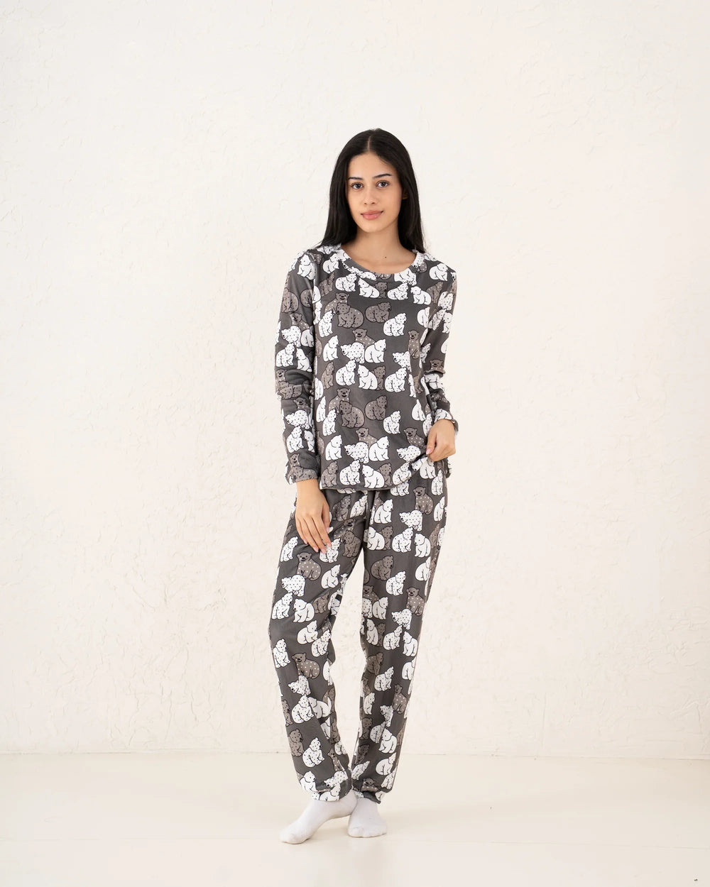 Women pandas fleece pajama - Venti