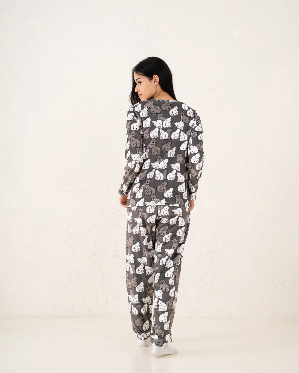 Women pandas fleece pajama - Venti