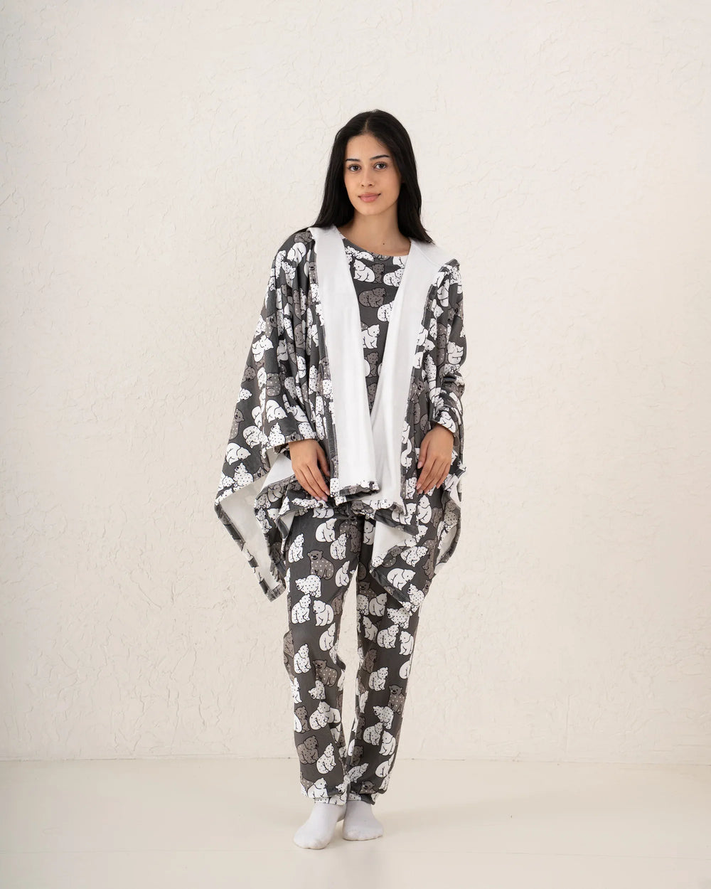 Women pandas fleece pajama - Venti
