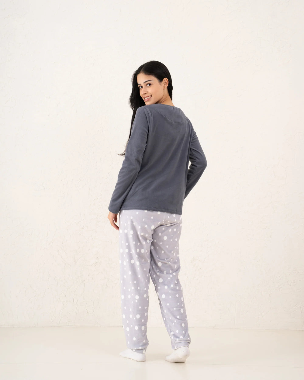Polar Print Fleece Pajama Set - Venti