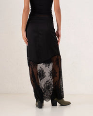 Women silk and lace skirt - Venti