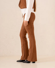 Women suede studded pants - Venti