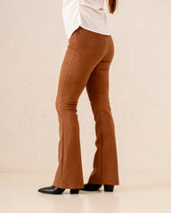 Women suede studded pants - Venti