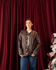 Reversible Double-Faced Leather Jacket - Venti