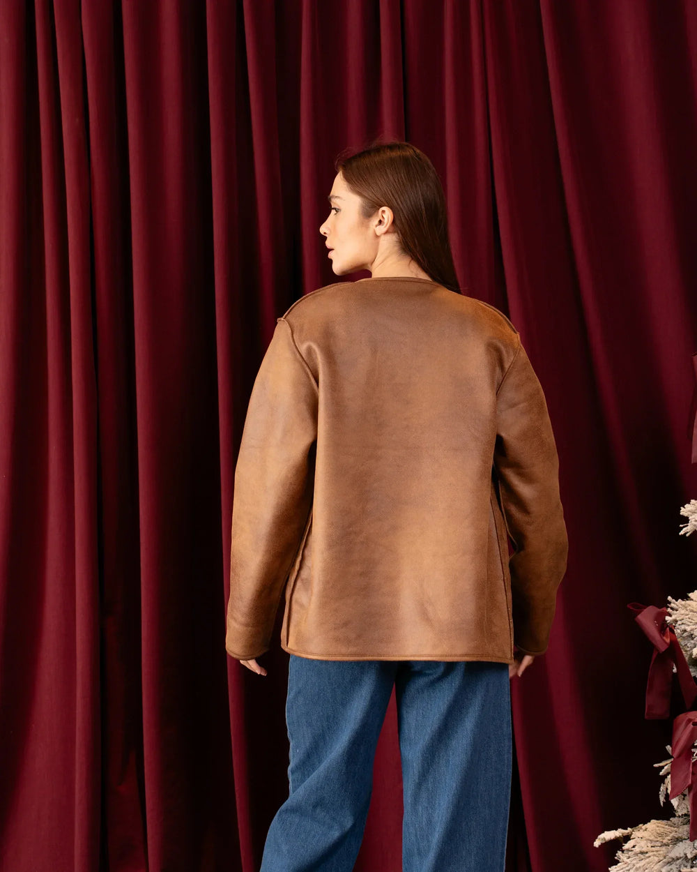 Reversible Double-Faced Leather Jacket - Venti