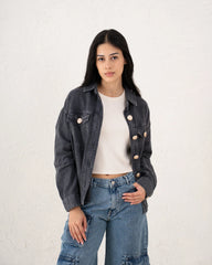 Women twill overshirt - Venti