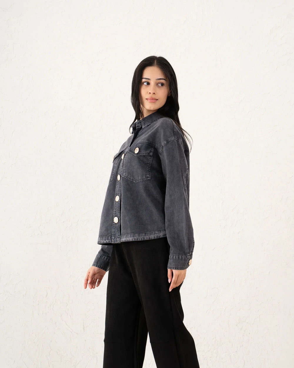 Women twill overshirt - Venti