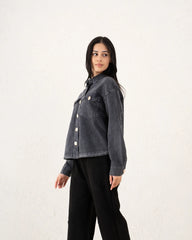 Women twill overshirt - Venti