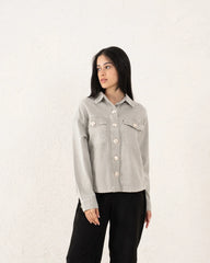 Women twill overshirt - Venti