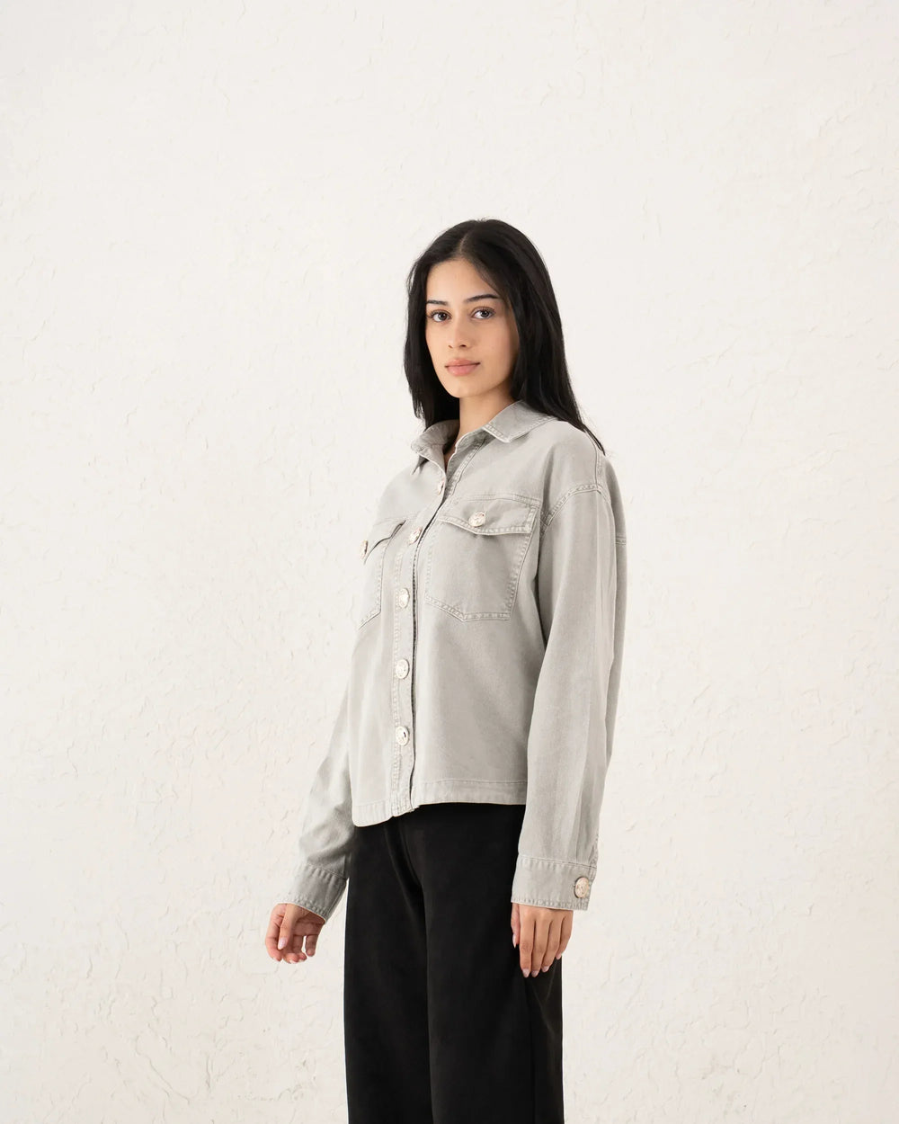 Women twill overshirt - Venti
