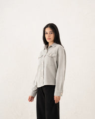 Women twill overshirt - Venti