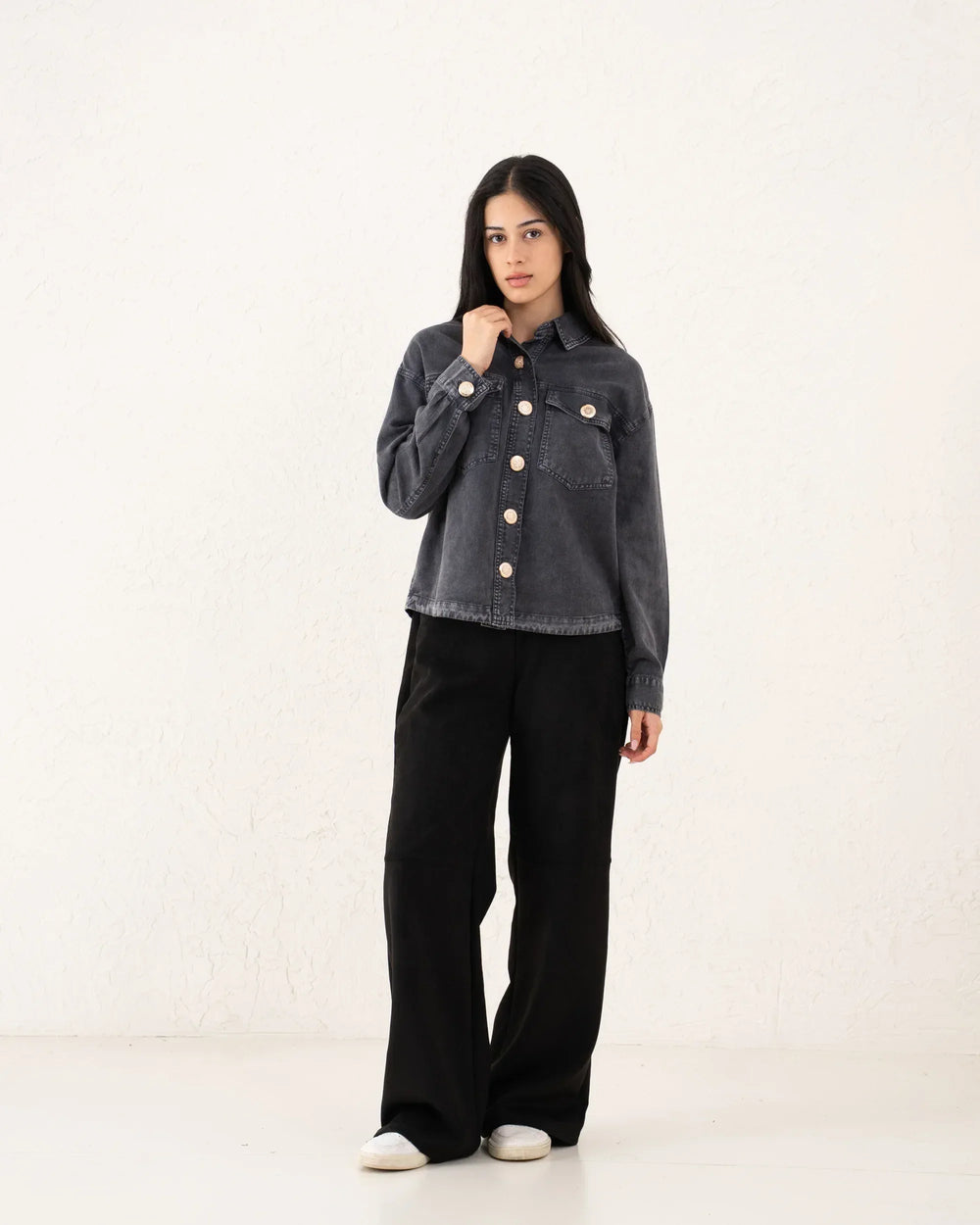Women twill overshirt - Venti