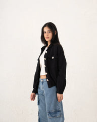 Women twill overshirt - Venti