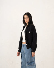 Women twill overshirt - Venti