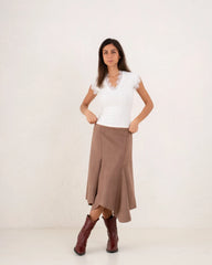Women side high low skirt - Venti