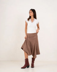 Women side high low skirt - Venti