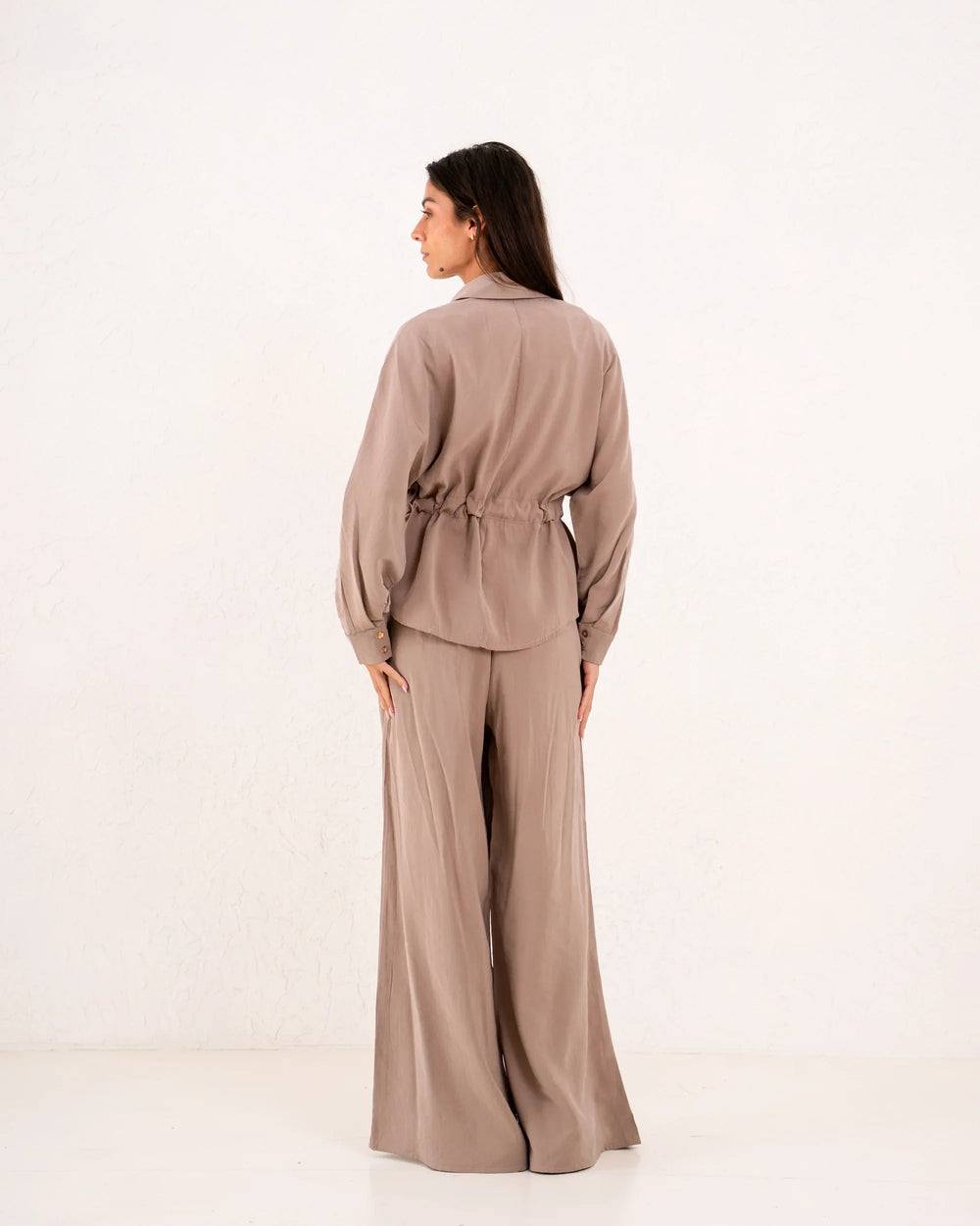 Women drawstring waist blouse - Venti