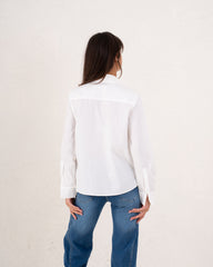Women poplin cotton shirt