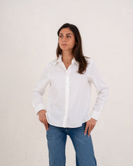Women poplin cotton shirt