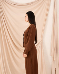 Women Fitted Buttoned Top - Venti