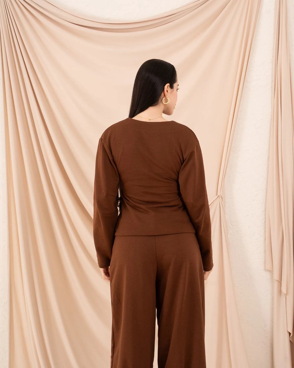 Women Fitted Buttoned Top - Venti