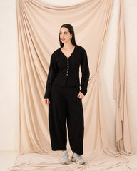 Women Fitted Buttoned Top - Venti