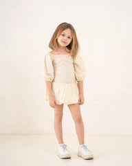Girl embroidered smocked dress - Venti