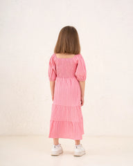 Girl maxi smocked dress - Venti