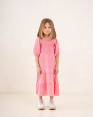 Girl maxi smocked dress - Venti