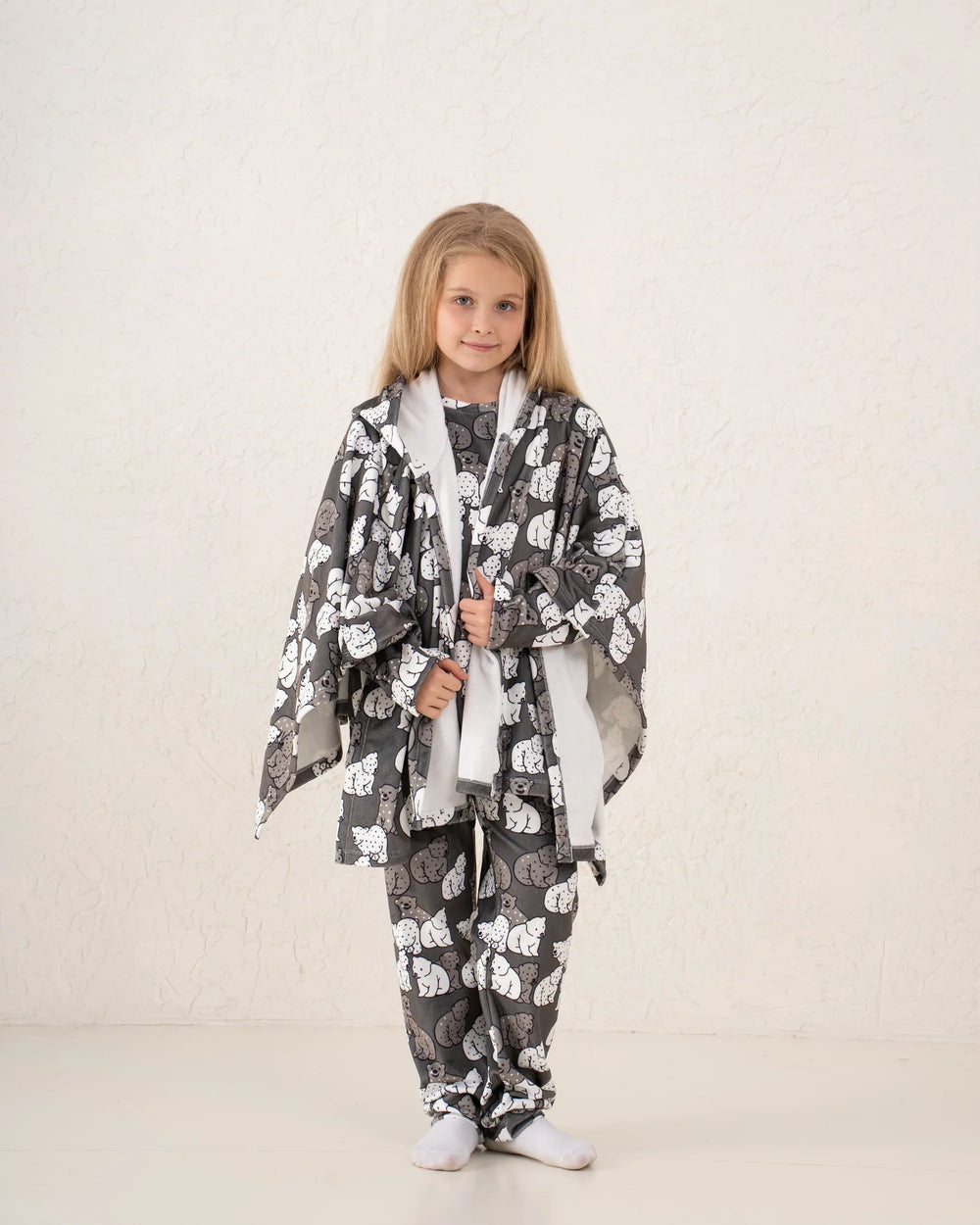 Girls pandas fleece pajama - Venti