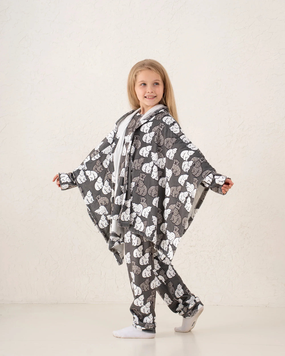 Girls pandas fleece pajama - Venti