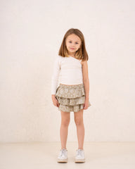 Girl Marina ruffles printed skirt - Venti