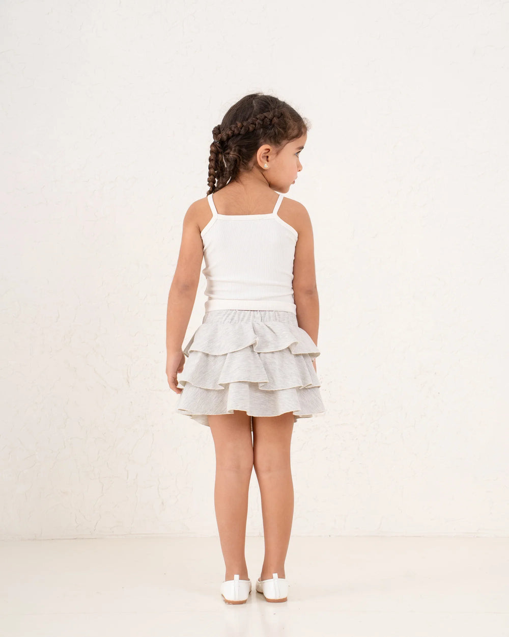 Girl ruffle cotton skirt - Venti