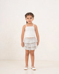 Girl ruffle cotton skirt - Venti