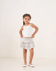 Girl ruffle cotton skirt - Venti