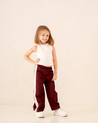 Girl nylon contrast pants - Venti