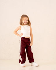 Girl nylon contrast pants - Venti