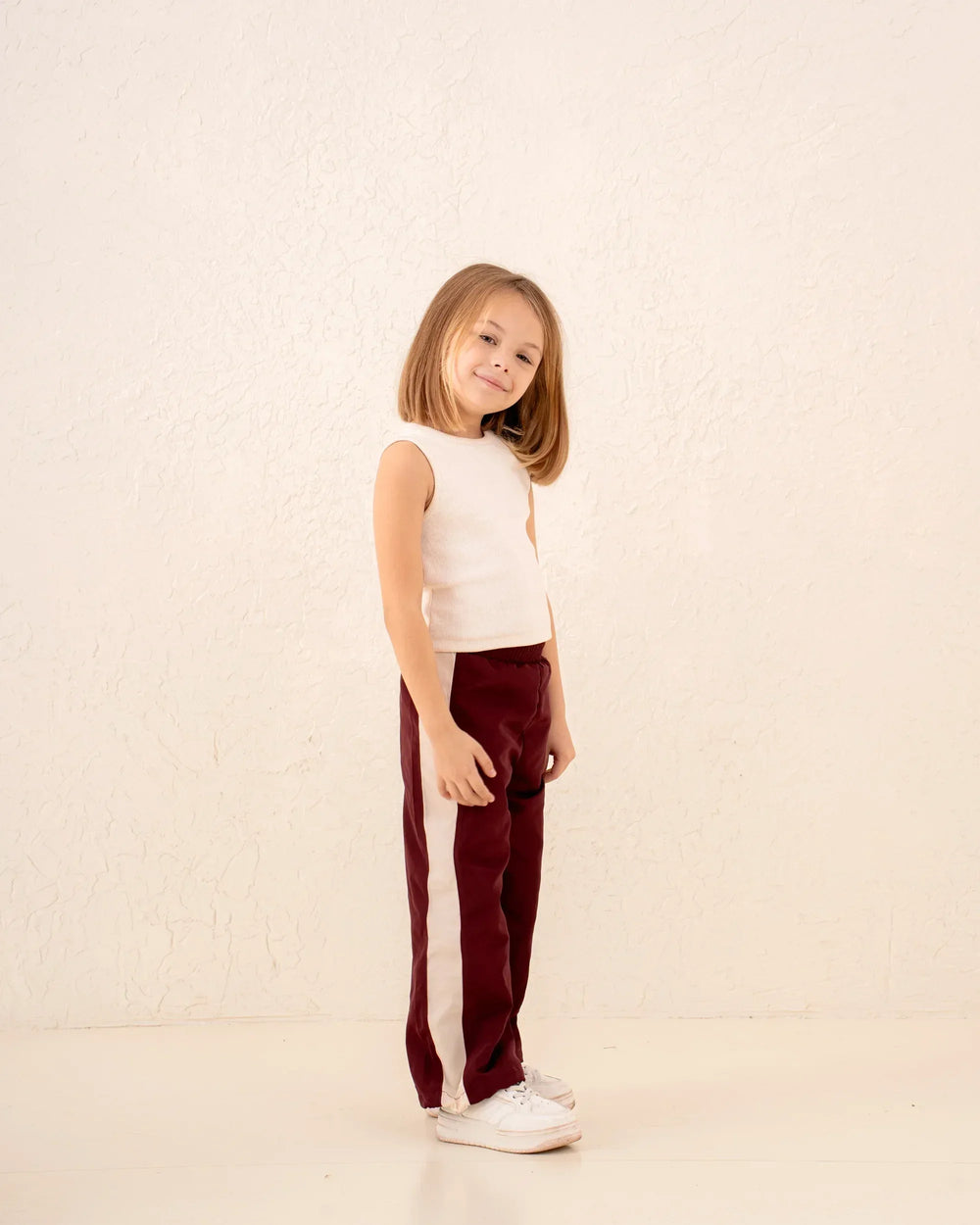 Girl nylon contrast pants - Venti