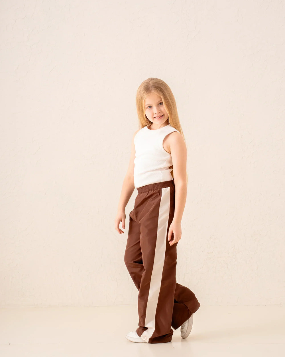 Girl nylon contrast pants - Venti