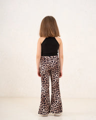 Girl leopard print flare pants - Venti