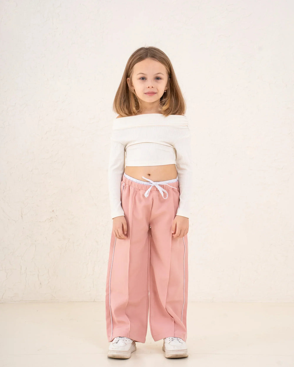 Girl ribbed ruched top - Venti